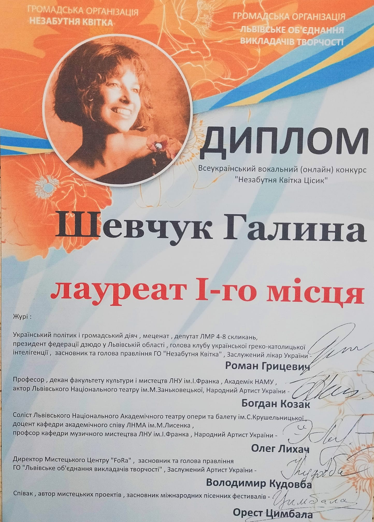 Незабутня Квітка Цісик